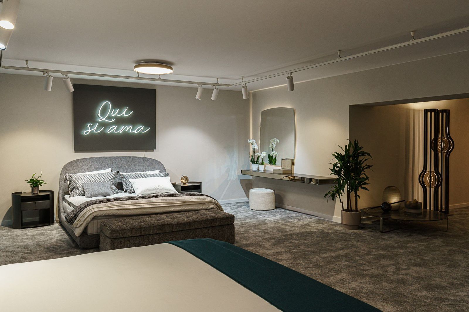Flou Кровать Taormina 562 Seattle от Flou — в интерьере
