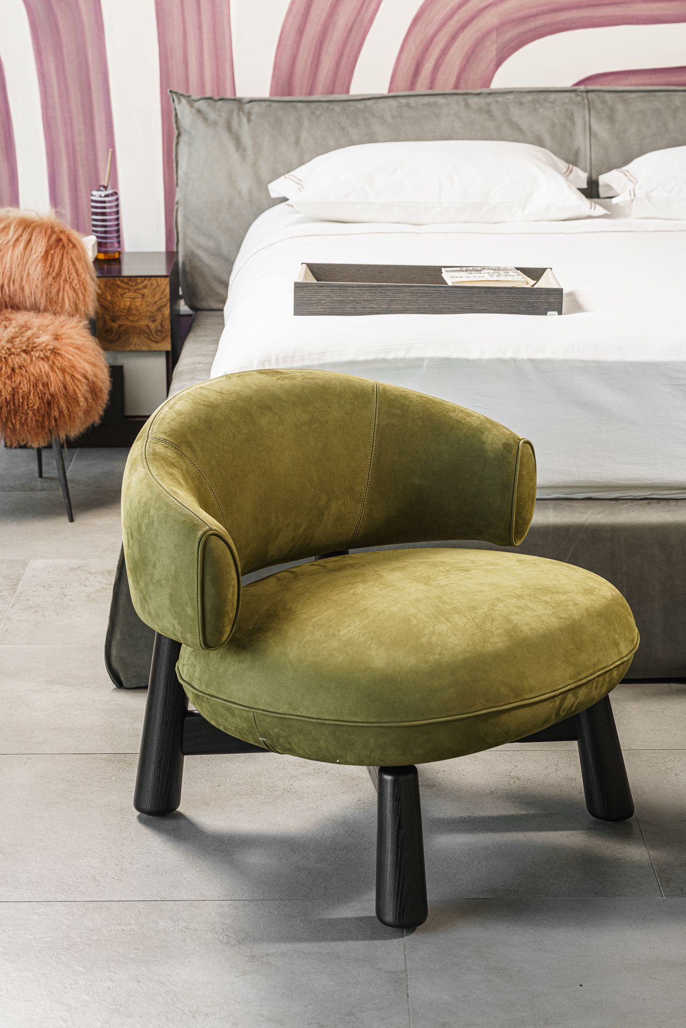 Baxter Кровать Paris Kashmir Mousse от Baxter — в интерьере