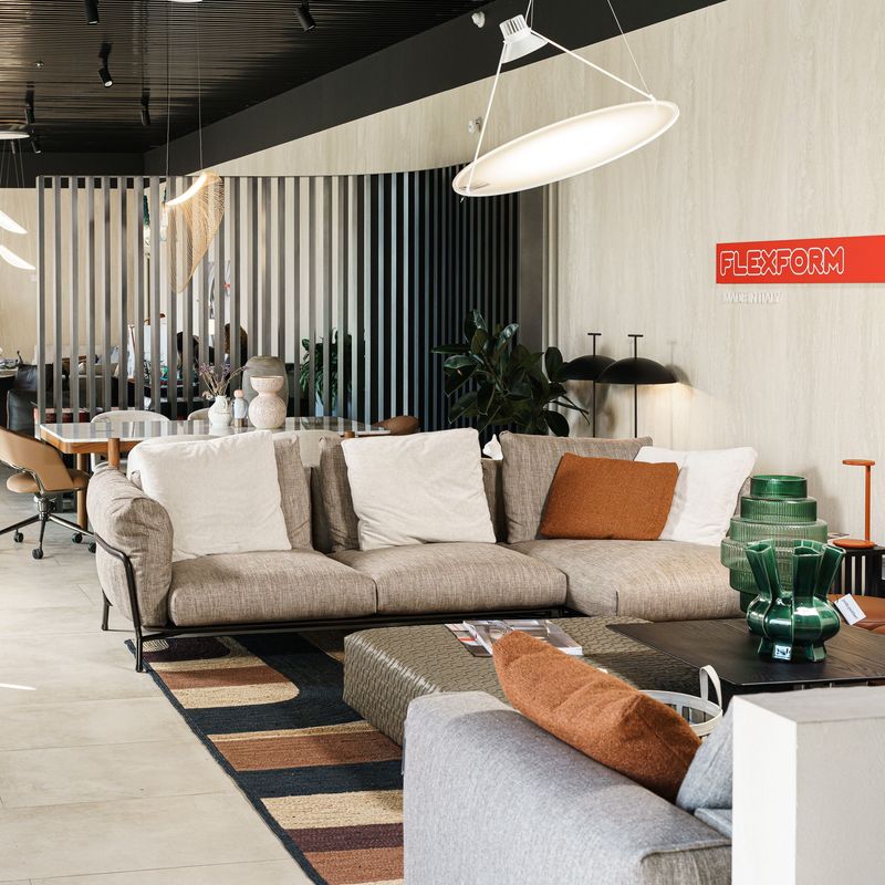 Flexform Диван угловой Ambroeus от Flexform — в интерьере