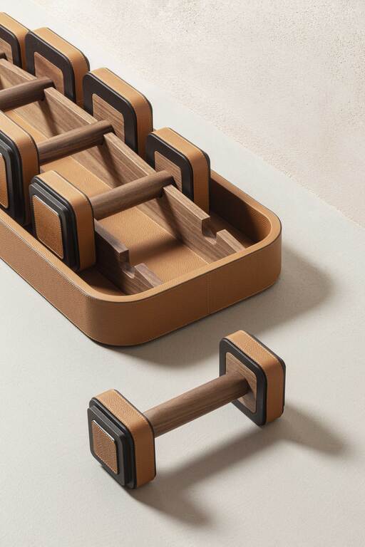 Poltrona Frau Набор гантелей Set of 6 dumbbells от Poltrona Frau — в интерьере