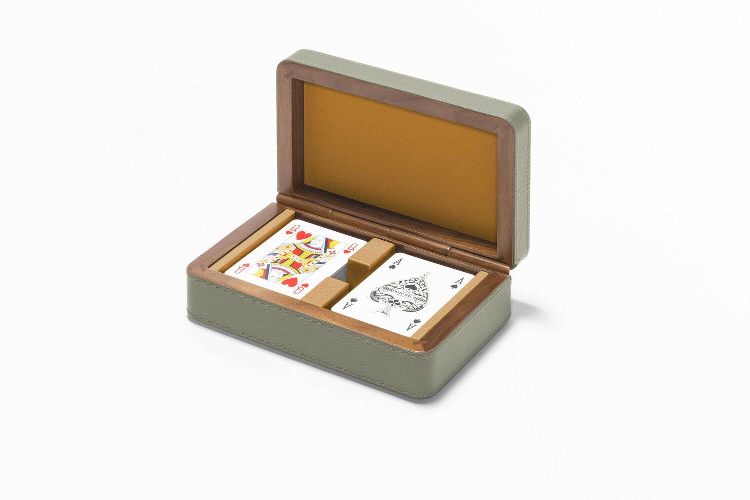 Poltrona Frau шкатулка для карт Cards wooden box от Poltrona Frau