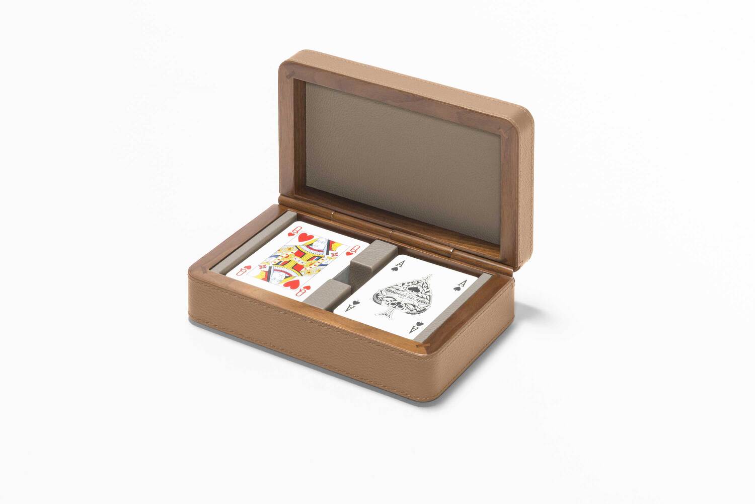 Poltrona Frau шкатулка для карт Cards wooden box от Poltrona Frau