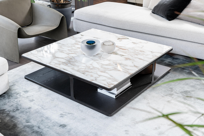 Poliform Журнальный столик Creek Square Black Elm от Poliform
