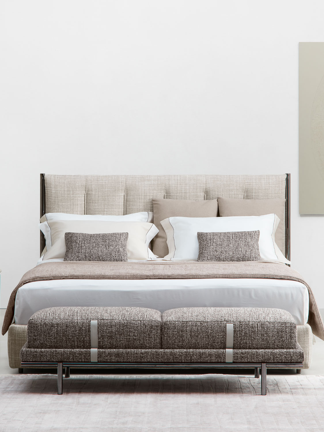 Flou Банкетка New Bond 752 Charles Grey от Flou — в интерьере
