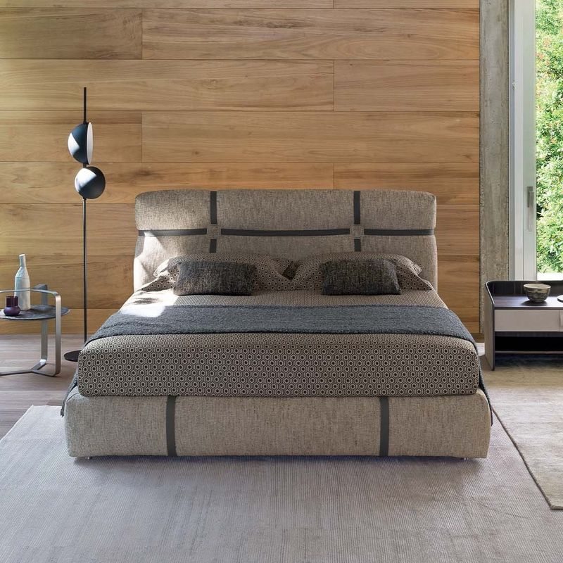 Flou Кровать New Bond 813 Alexander Quartz от Flou — в интерьере