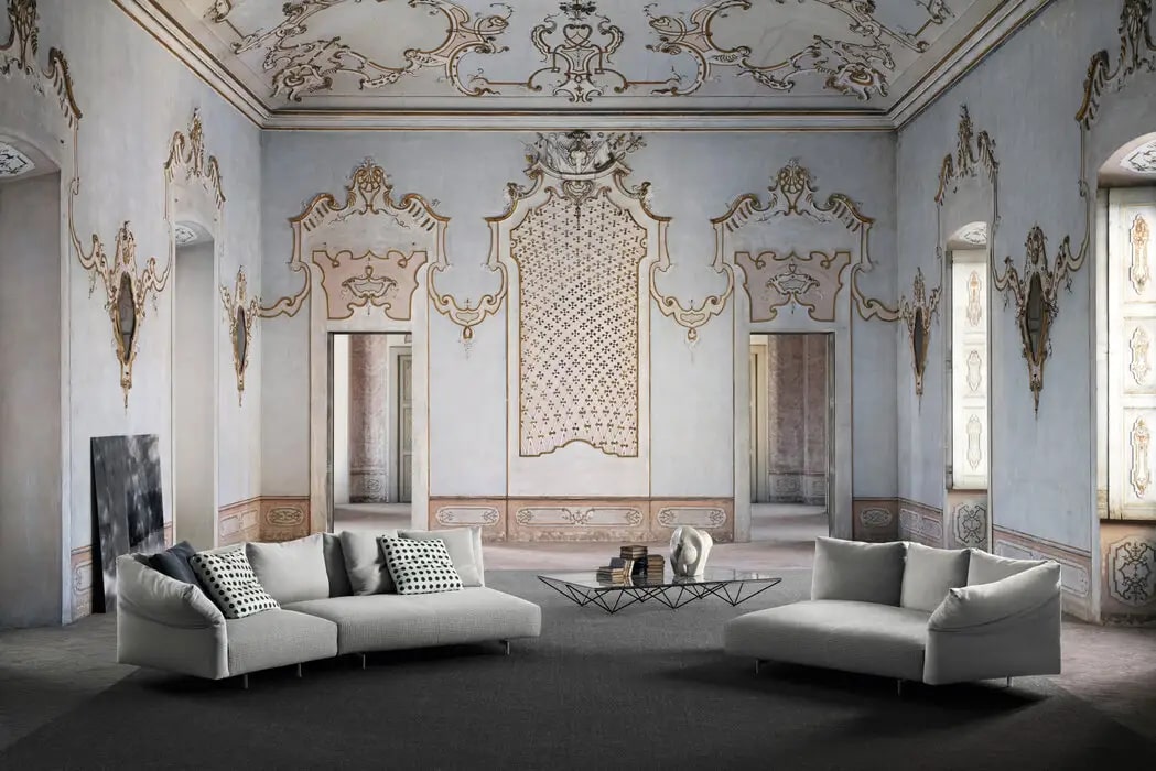 B&B Italia Диван Dambo от B&B Italia — в интерьере