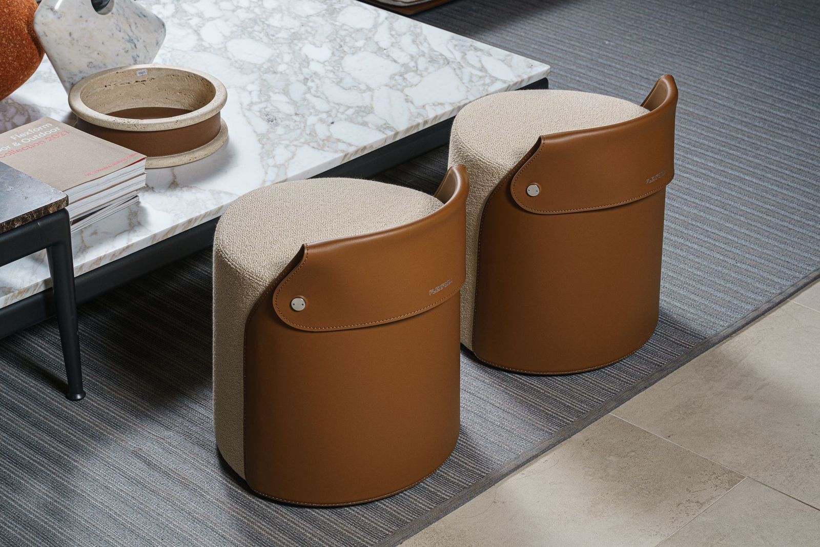 Flexform Пуф Ozzy от Flexform — в интерьере