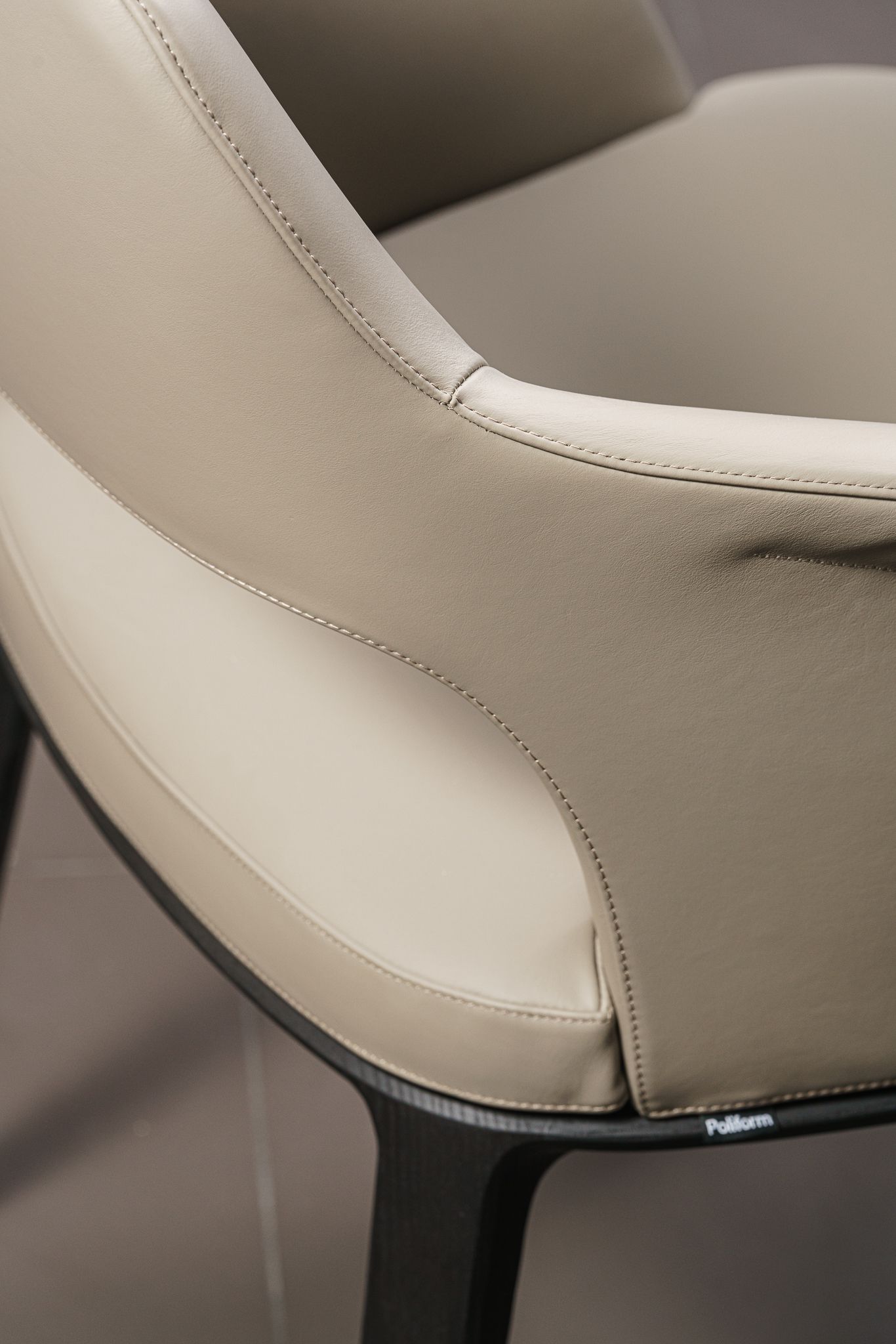 Poliform Стул с подлокотниками Sophie Lite 207 Camoscio Leather от Poliform — в интерьере