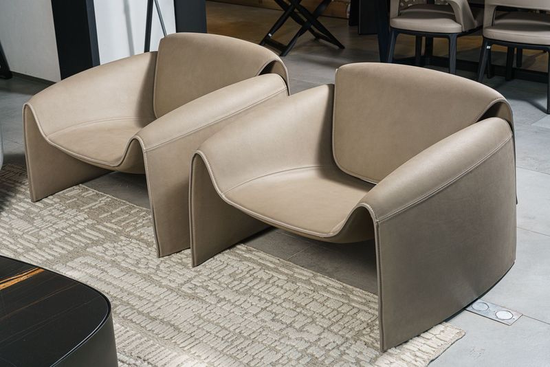 Poliform Кресло Le Club Silk 02 Biege от Poliform — в интерьере