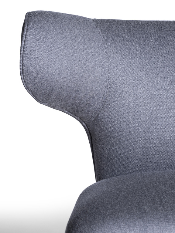 Poltrona Frau Стул Duo Small Wool Satin Light Marengo от Poltrona Frau — в интерьере