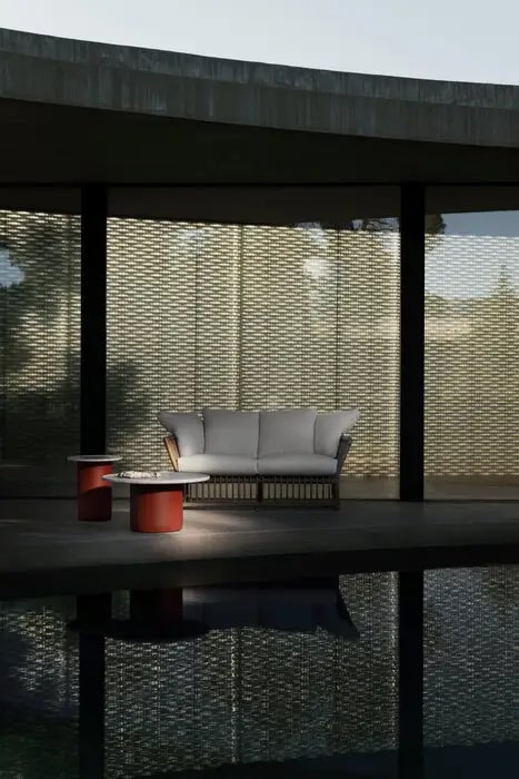 B&B Italia Уличный диван Softcage от B&B Italia — в интерьере