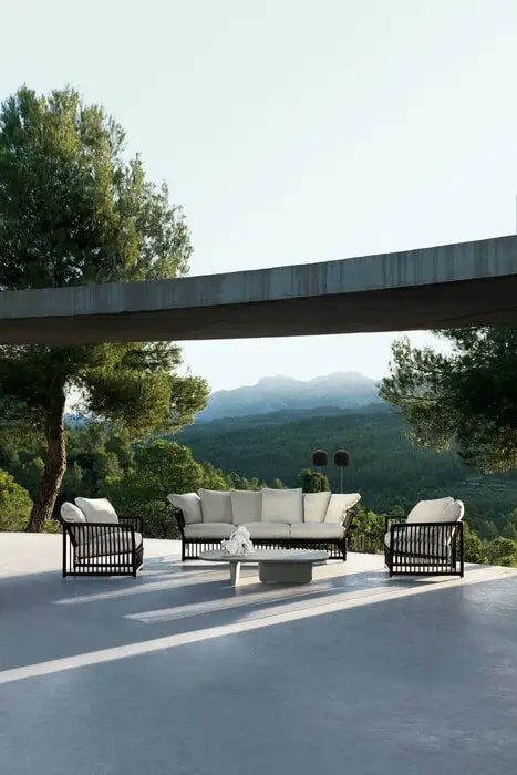 B&B Italia Уличный диван Softcage от B&B Italia — в интерьере