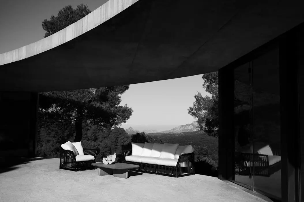 B&B Italia Уличный диван Softcage от B&B Italia — в интерьере