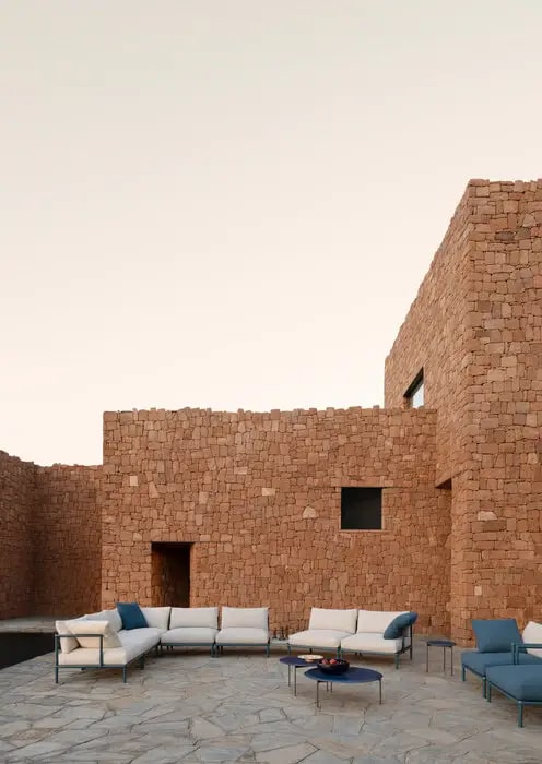 B&B Italia Уличный диван Nooch от B&B Italia — в интерьере
