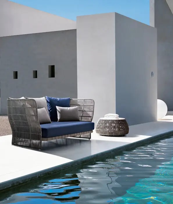B&B Italia Уличный диван Canasta '13 от B&B Italia — в интерьере