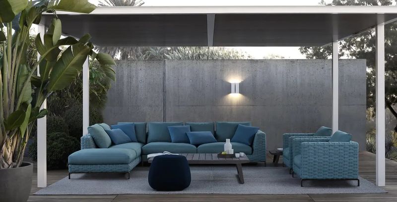 B&B Italia Уличный диван Ray Outdoor Fabric от B&B Italia — в интерьере