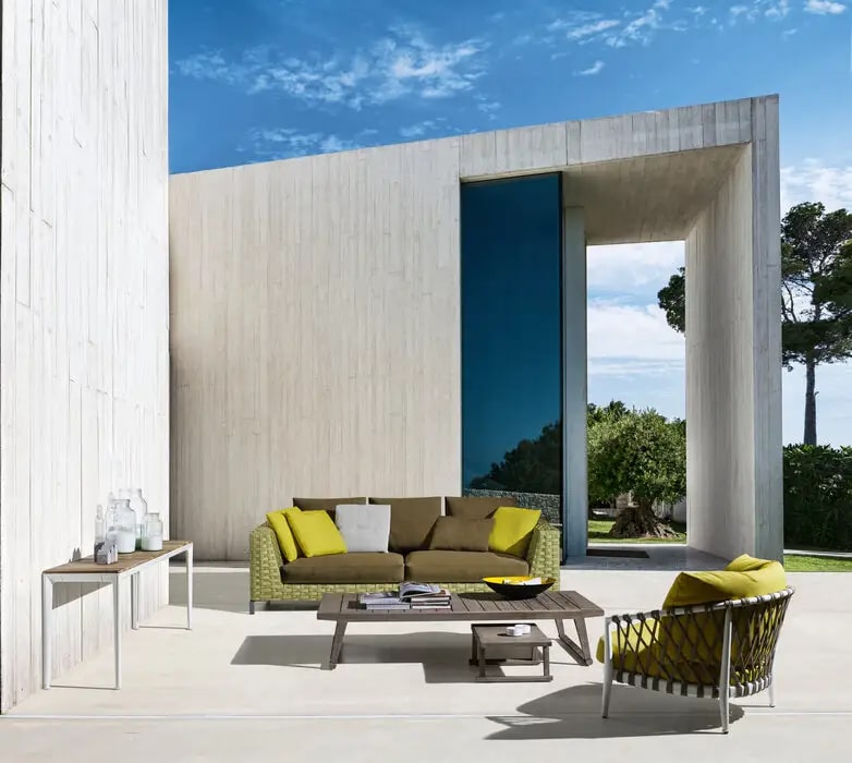 B&B Italia Уличный диван Ray Outdoor Fabric от B&B Italia — в интерьере