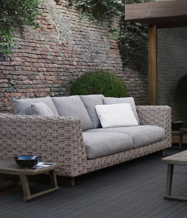 B&B Italia Уличный диван Ray Outdoor Natural от B&B Italia — в интерьере