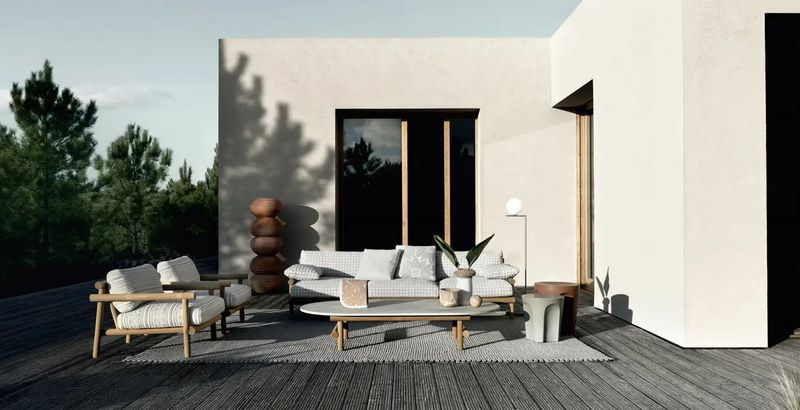 B&B Italia Уличное кресло Ayana от B&B Italia — в интерьере
