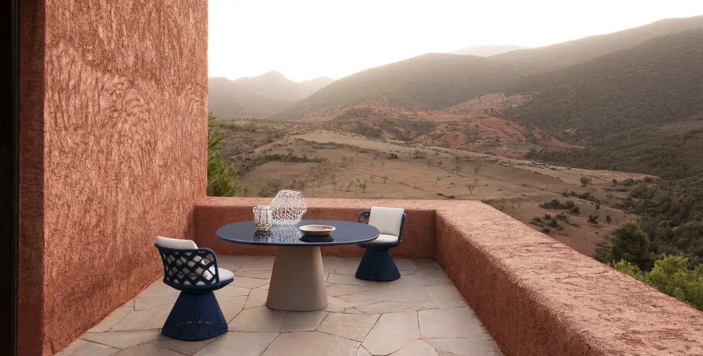 B&B Italia Уличный стул Flair O' Outdoor от B&B Italia — в интерьере