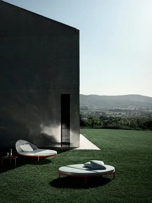 B&B Italia Уличный шезлонг Borea от B&B Italia — в интерьере