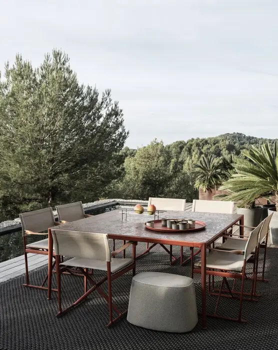 B&B Italia Уличный стол Mirto Outdoor от B&B Italia — в интерьере