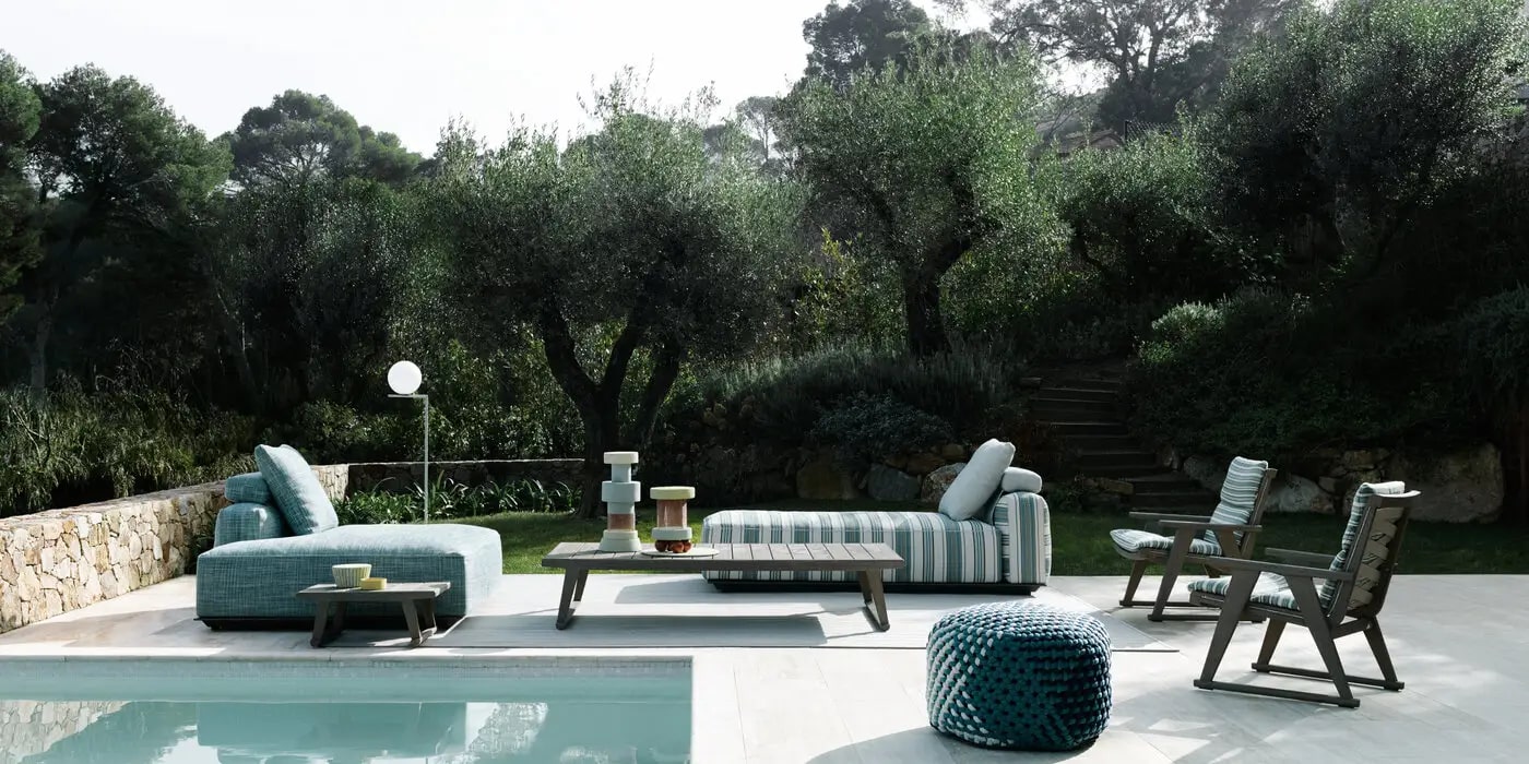 B&B Italia Банкетка Tramae от B&B Italia — в интерьере
