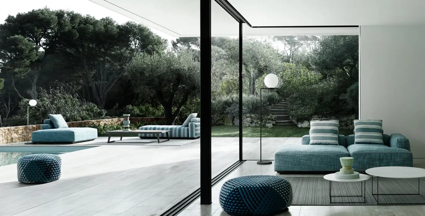 B&B Italia Банкетка Tramae от B&B Italia — в интерьере