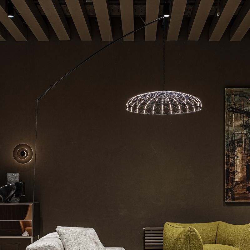 Flos Торшер Skynest Motion Black от Flos — в интерьере