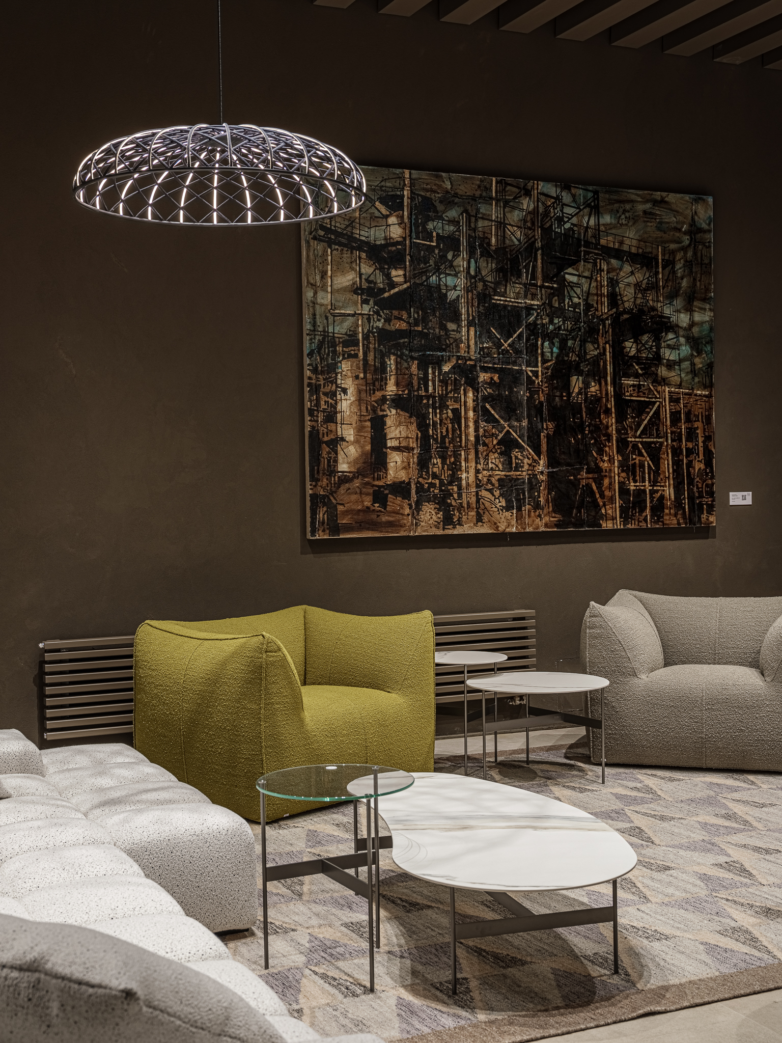 Flos Торшер Skynest Motion Black от Flos — в интерьере