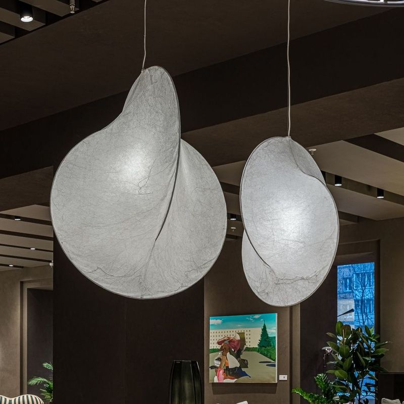 Flos Подвесной светильник Overlap 1 White от Flos — в интерьере