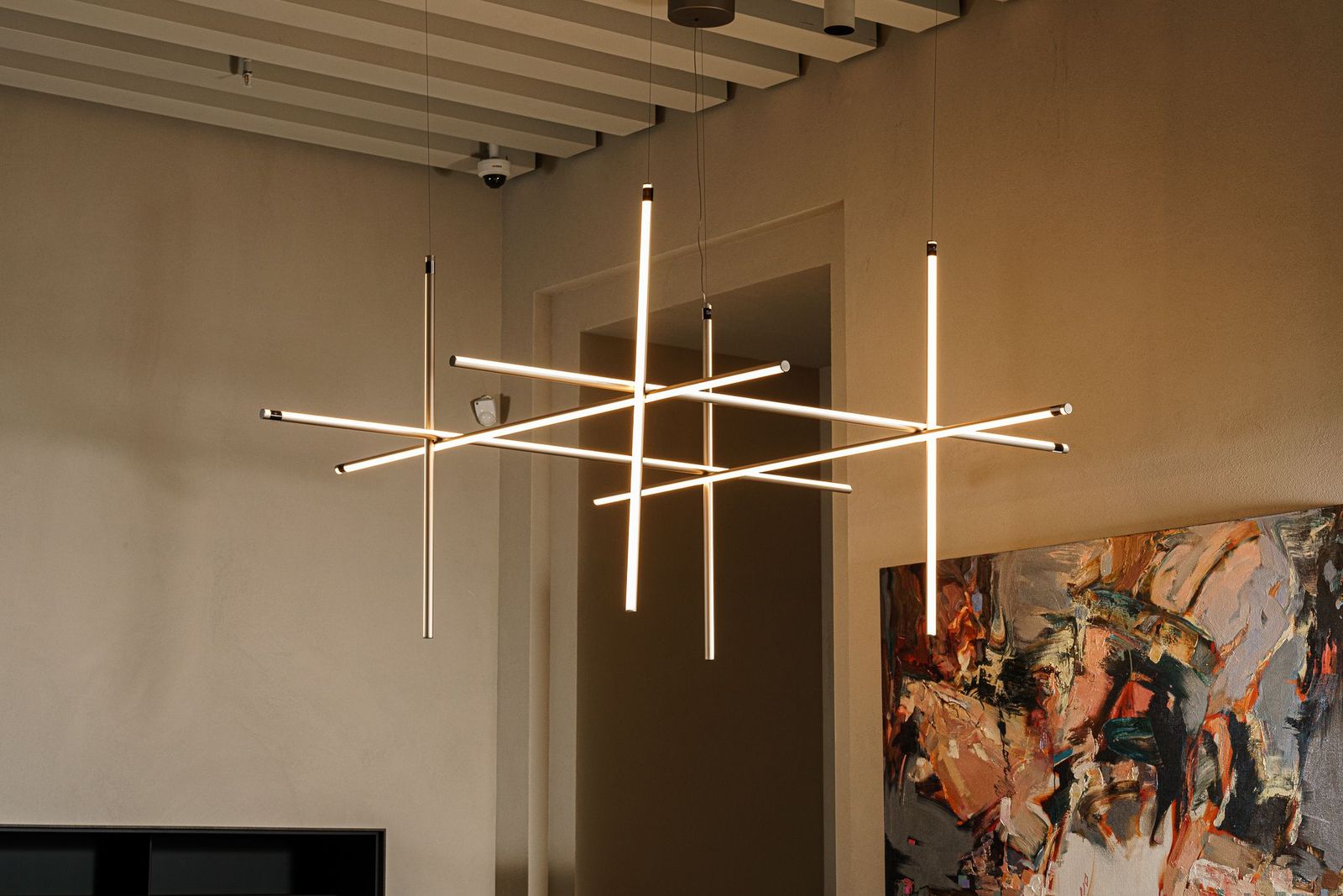 Flos Люстра Coordinates 4 Argent от Flos — в интерьере