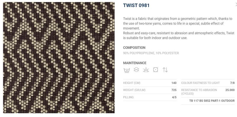 Flou Уличный шезлонг Gaudi Iroko / Twist от Flou
