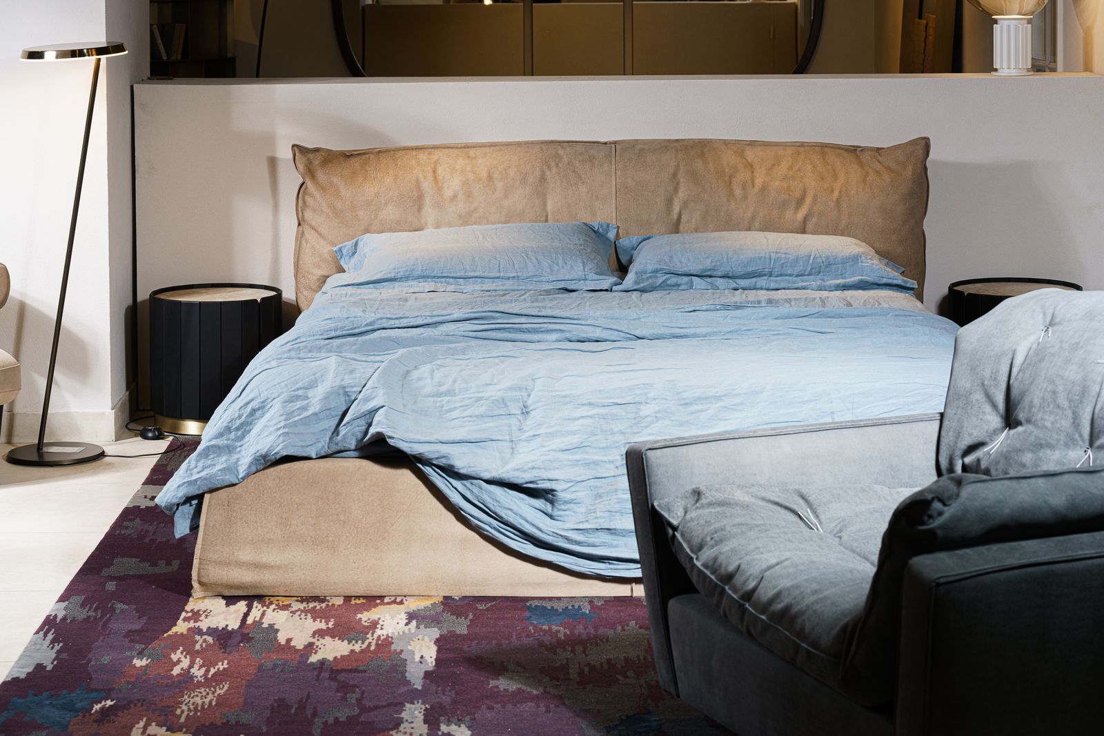 Baxter Кровать Paris Slim 180 Bo.Hemian Savana от Baxter — в интерьере