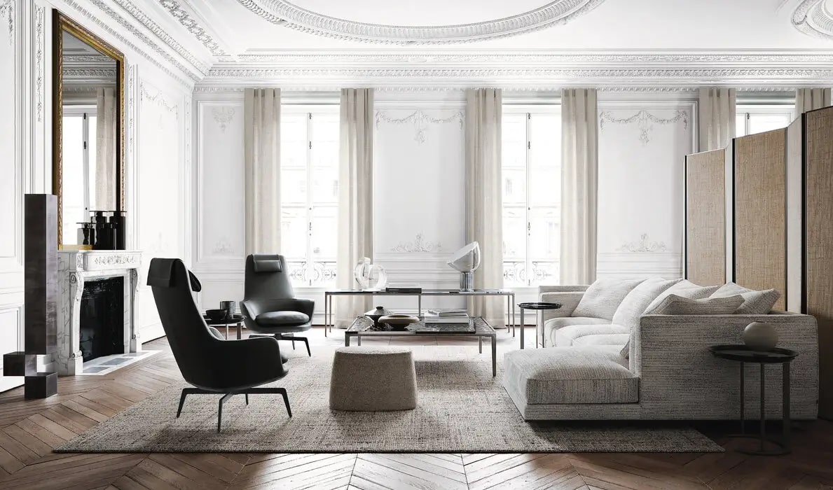 Maxalto Диван Florius от Maxalto — в интерьере