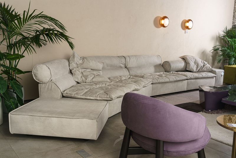 Baxter Модульный диван Miami Soft Bo.Hemian Rice от Baxter — в интерьере