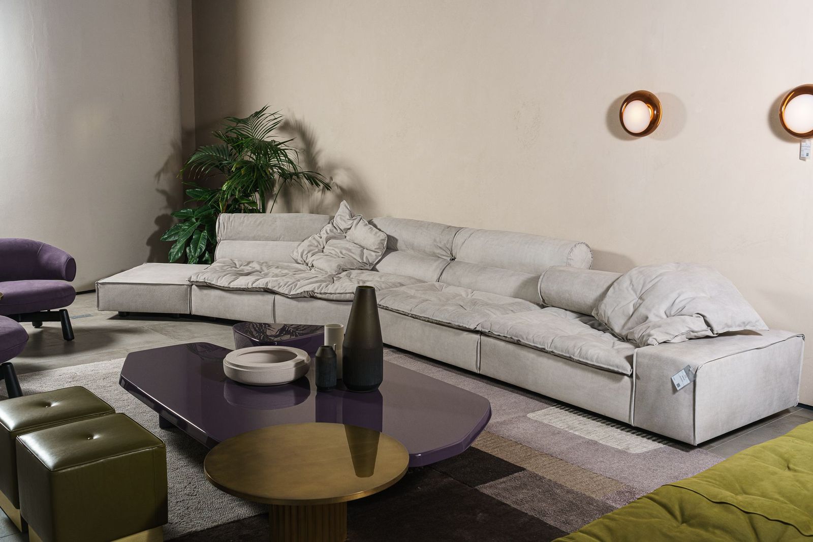 Baxter Модульный диван Miami Soft Bo.Hemian Rice от Baxter — в интерьере