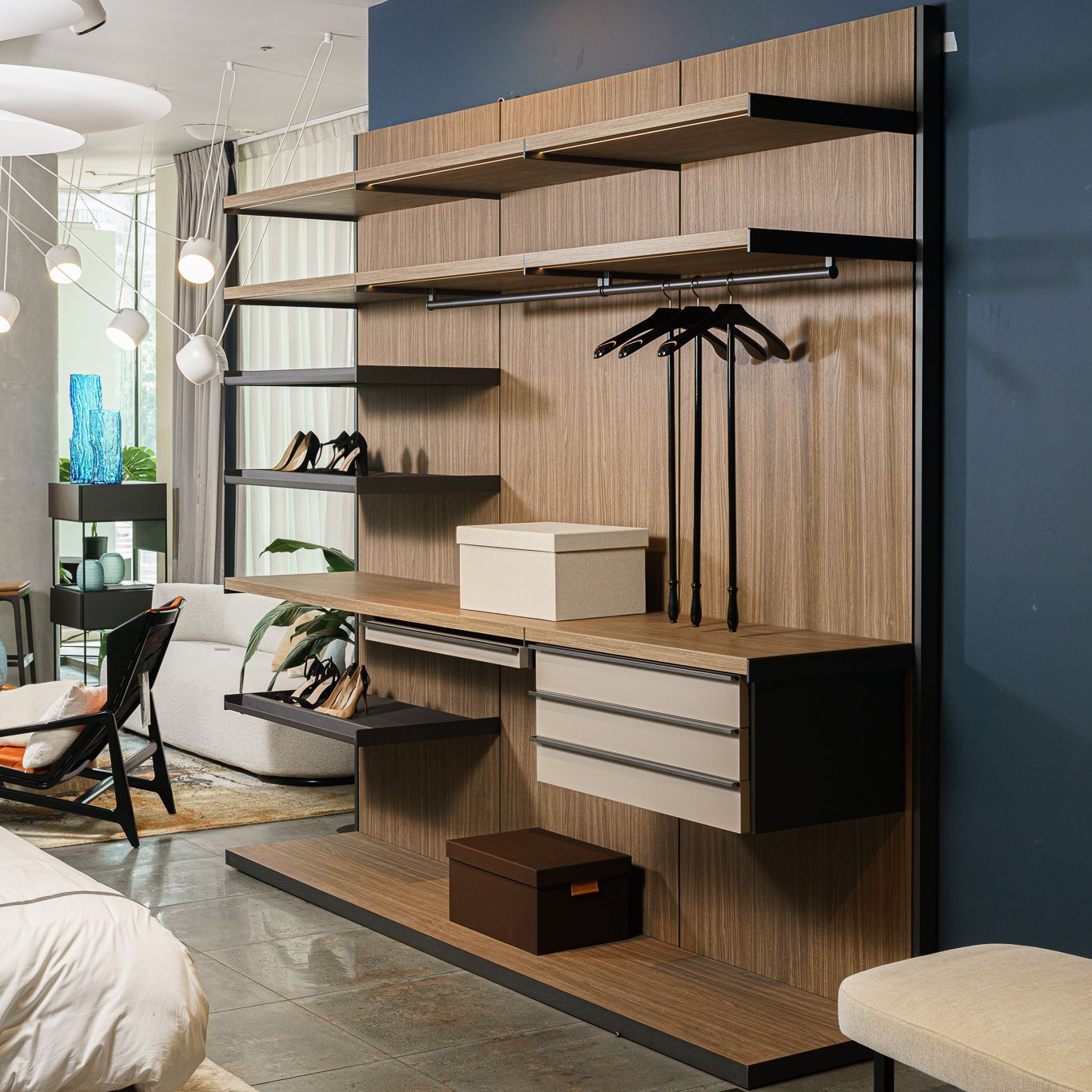 Molteni&C Гардеробная Master Dressing от Molteni & C — в интерьере