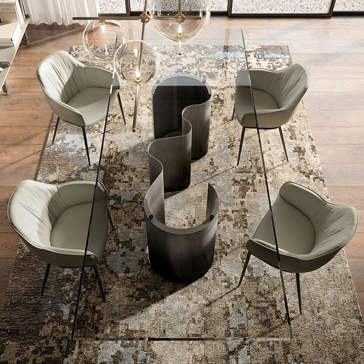 Cattelan Italia Стол Papel Glass от Cattelan Italia — в интерьере