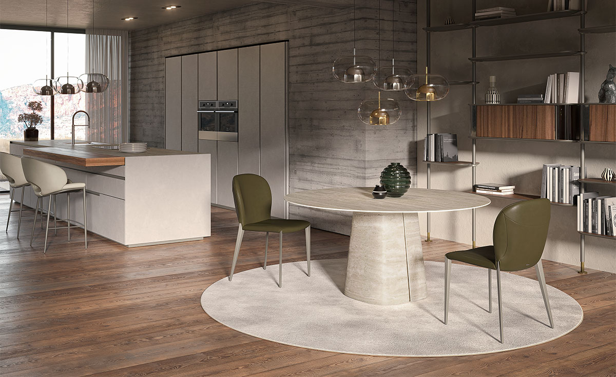 Cattelan Italia Стол Rado Ker-Wood Round от Cattelan Italia — в интерьере