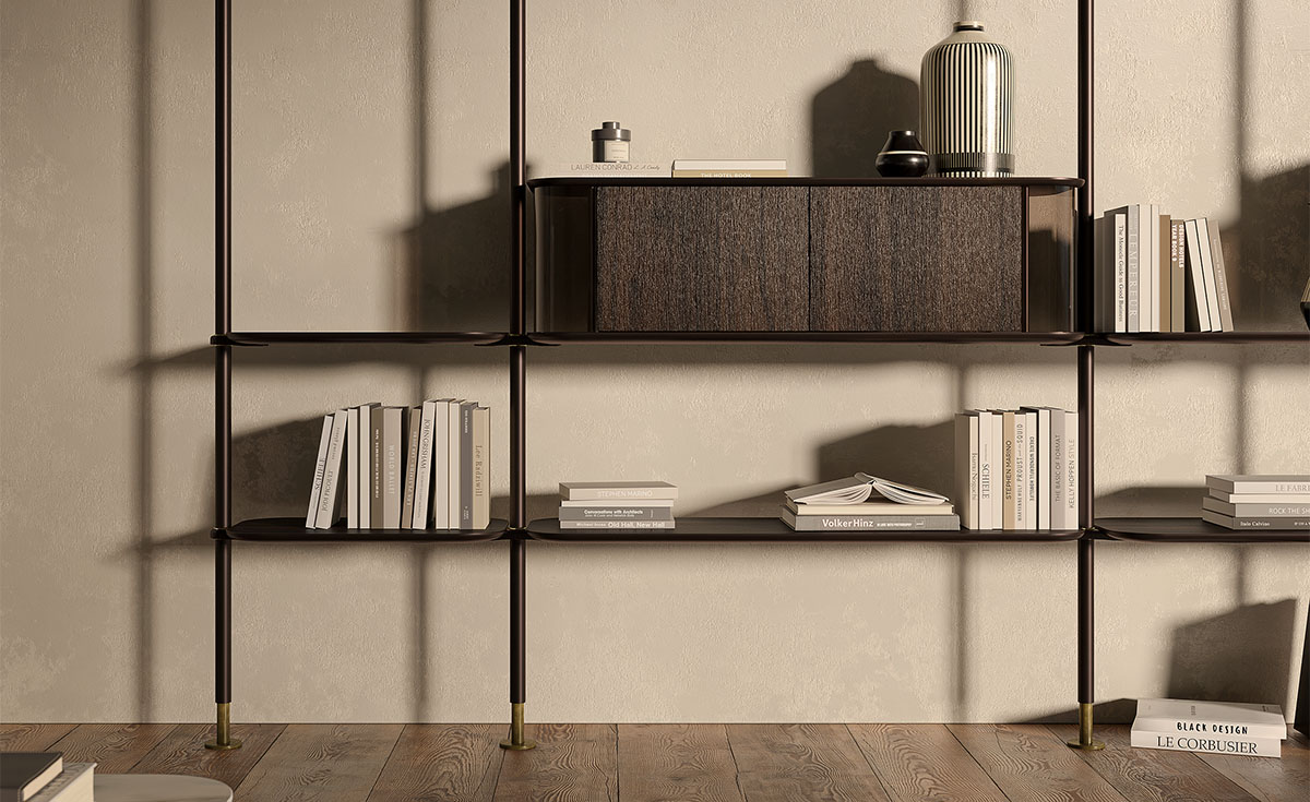 Cattelan Italia Стеллаж Harbour от Cattelan Italia — в интерьере