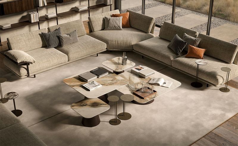 Cattelan Italia Журнальный столик Albert Keramik S от Cattelan Italia — в интерьере