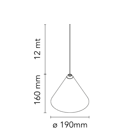Flos Подвесной светильник String Light Cone от Flos