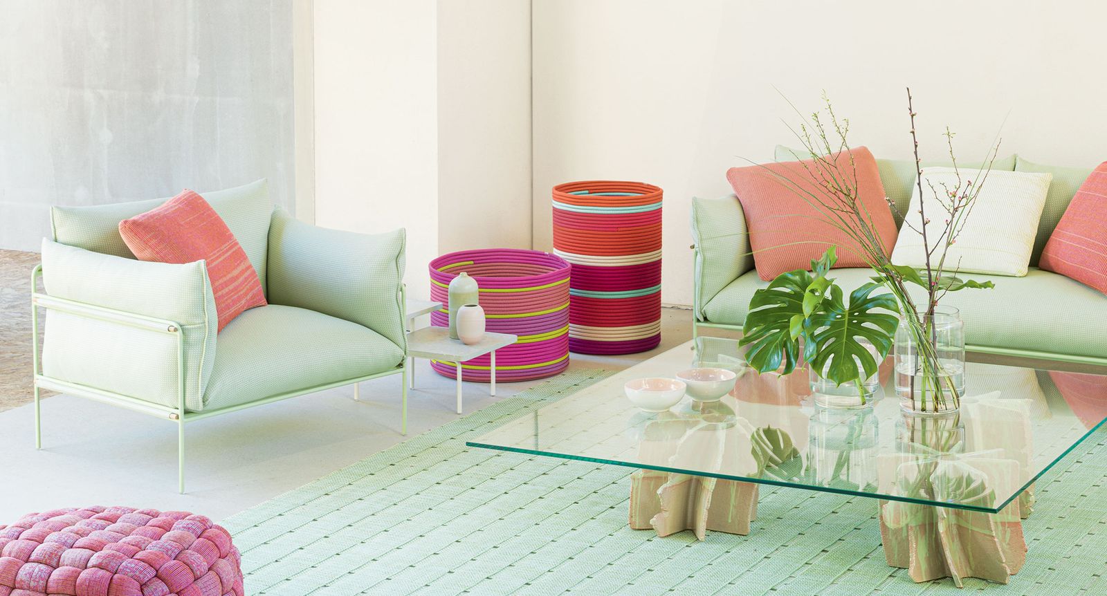 Paola Lenti Корзина Sika Mottainai от Paola Lenti — в интерьере