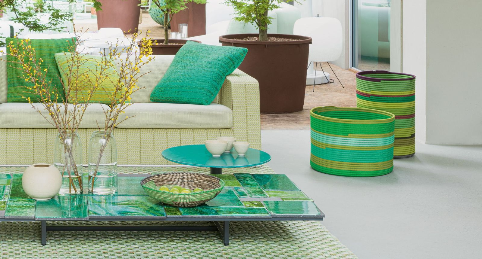 Paola Lenti Корзина Sika Mottainai от Paola Lenti — в интерьере