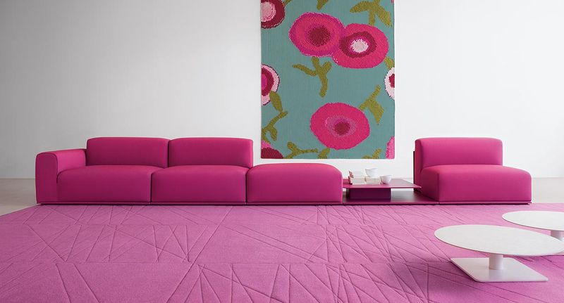Paola Lenti Ковер Flussi от Paola Lenti — в интерьере