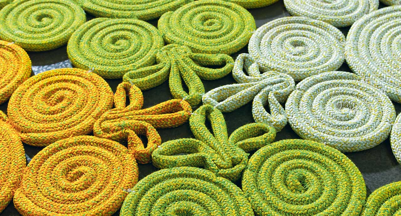 Paola Lenti Ковер Spin Natural от Paola Lenti — в интерьере