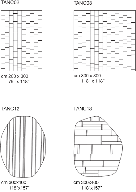 Paola Lenti Ковер Incroci от Paola Lenti
