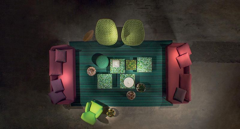 Paola Lenti Ковер Flutti от Paola Lenti — в интерьере