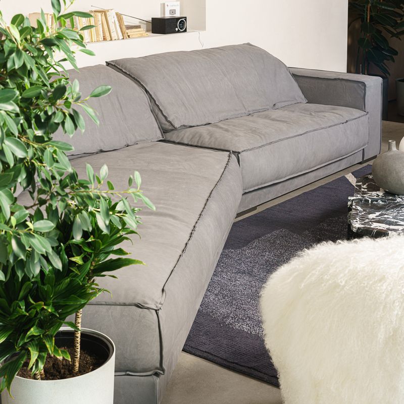 Baxter Диван Budapest Nabuck Light Grey от Baxter — в интерьере